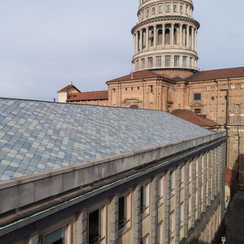 'Bank of Novara' roof restoration in Novara - Italy